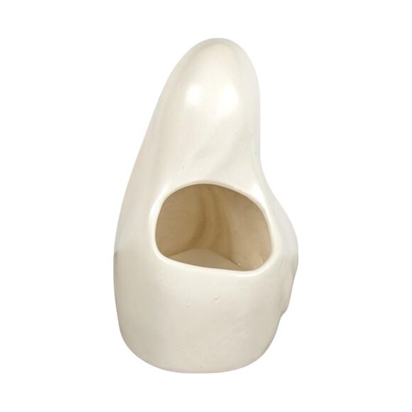 Vintage Madonna Ceramic Music Box Planter: Religious Figurine, 9" - Picture 3 of 8